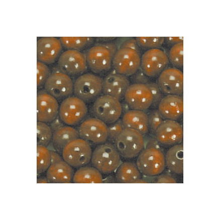 Træperler 5mm 1000 stk brun