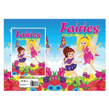 Malebog A4 Fairies 16 sider