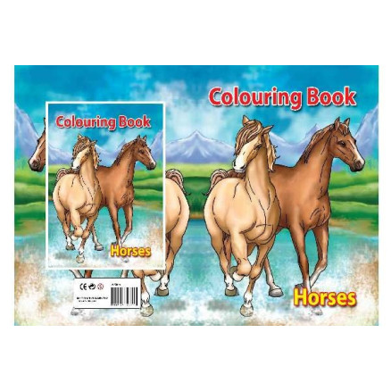 Malebog A4 Horses 16 sider