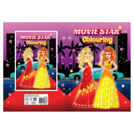 Malebog A4 Movie Stars 16 sider
