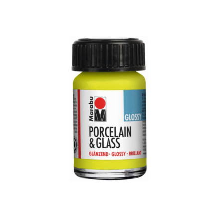 Porcelain & Glass glossy 15ml, reseda (061)