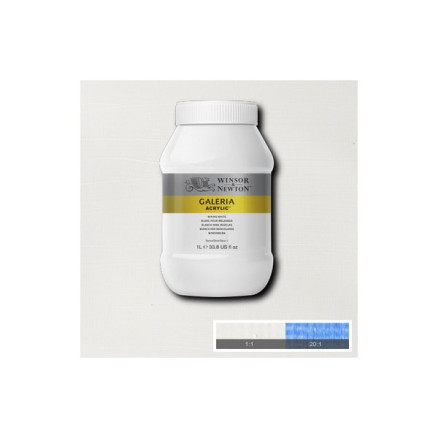 Galeria Acrylic 1L Mixing White 415