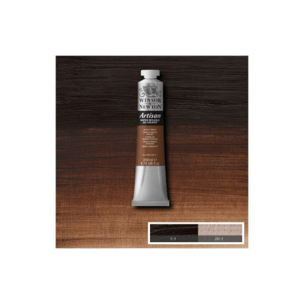 Artisan water mix oil 200ml burnt umber 076