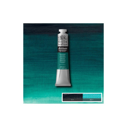 Artisan water mix oil 200ml phthalo green 522