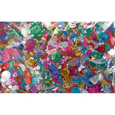 Pailletmix/mix 1000g 10 - 35 mm