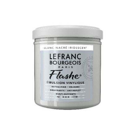 Flashe Acrylic 125ml Pearl White Iridescent 827