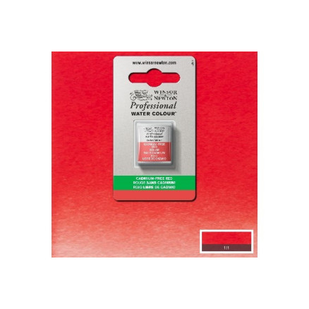 Watercolour proff. 1/2 pan cadminum-free, red