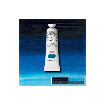 Artists oil colour 37ml phthalo turquoise 526