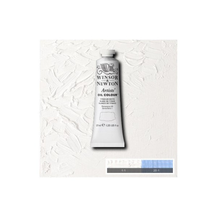 Artists oil colour 37ml titanium white 644