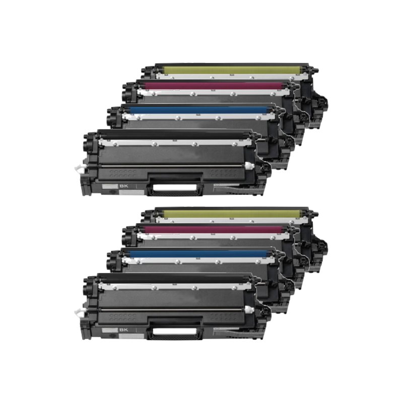 TN821XXL 2x BK-C-M-Y toner 102.000 sider Kompatibel Brother - TN821XXL
