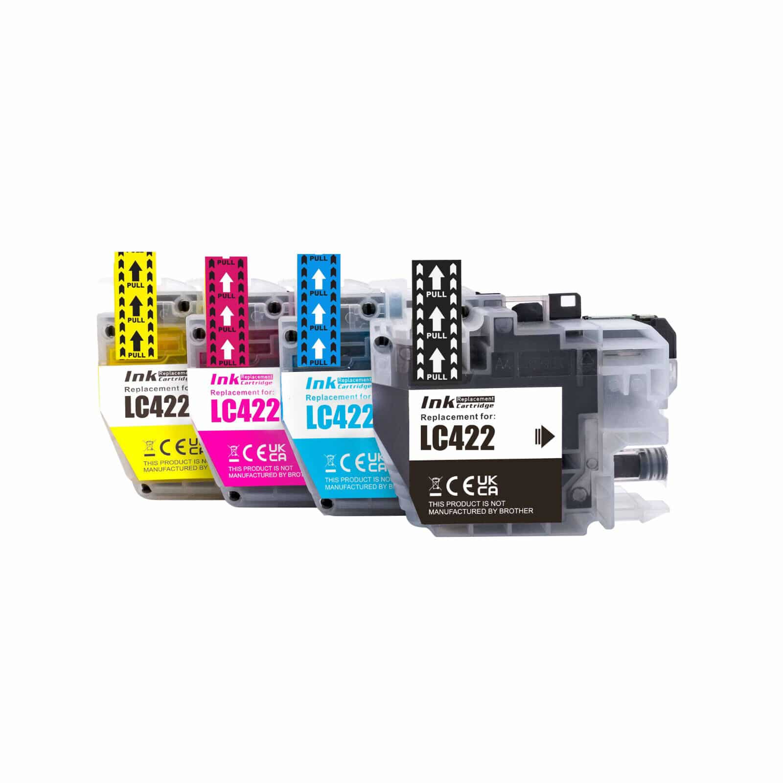 LC422 - 4 farver BK-C-M-Y - Kompatibel Brother - LC422 - 2.200 sider