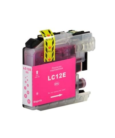 LC12EM magenta blækpatron 13 ml Kompatibel Brother - LC12EM