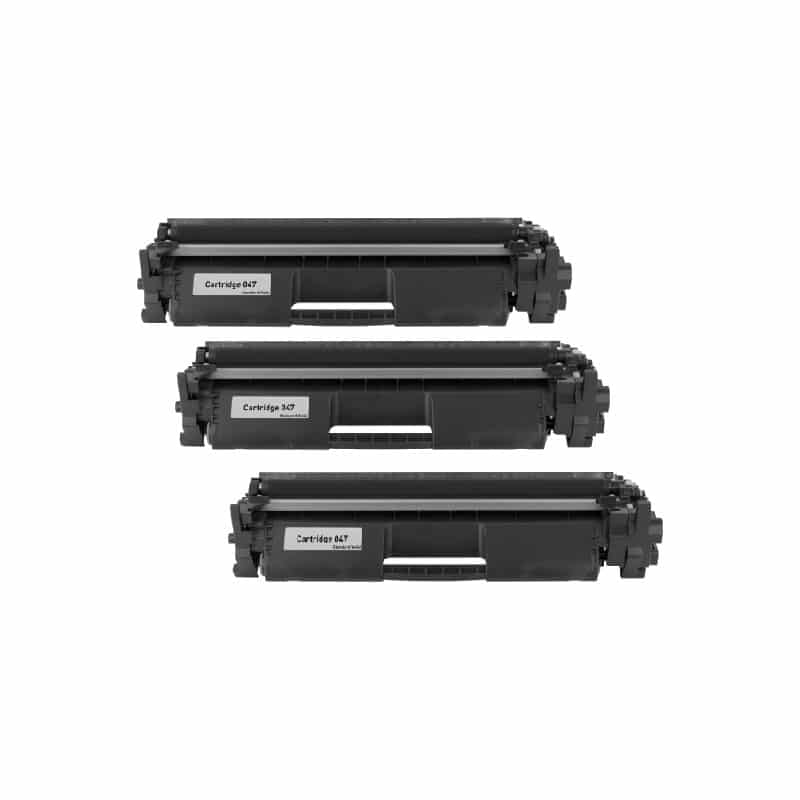 Rabat sæt! Canon 047 3x sort (BK) Kompatibel 047 4.800 sider