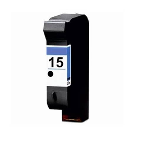 HP 15 sort blækpatron 42ml - Kompatibel - C6615DE