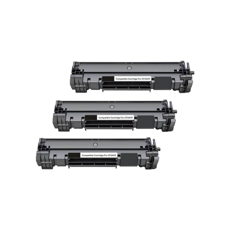 Rabat sæt! HP 44X 3x sort 6.000 sider CF244X - Kompatibel