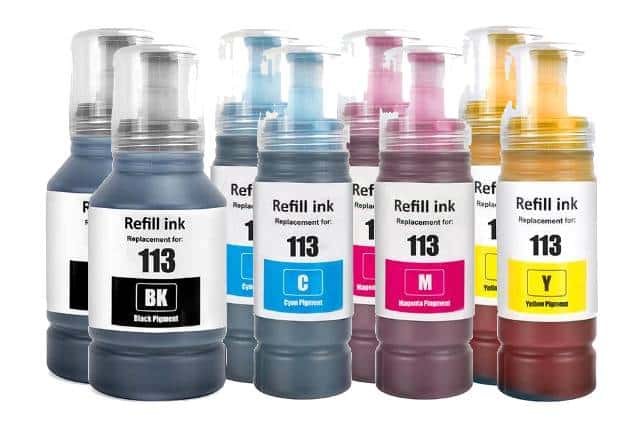 Rabat sæt! Epson 113 2x BK-C-M-Y blækrefill 680 ml kompatibel