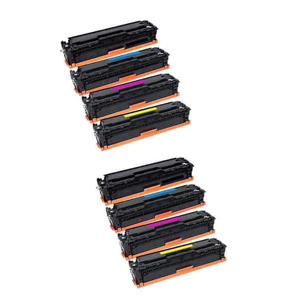Rabat sæt! HP 410X - 2 x 4 farver BK-C-M-Y - Kompatibel - 410X - 43.000 sider