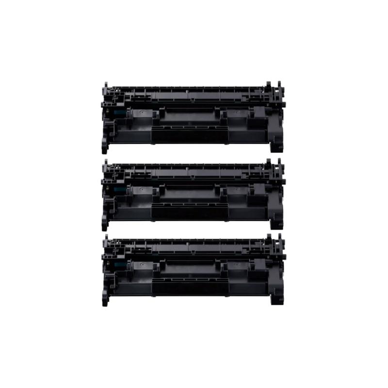 Rabat sæt! Canon 070 - 3 stk sort toner 9.000 sider - kompatibel 1 farver