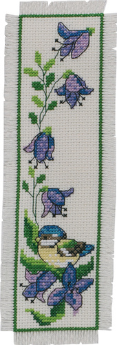 Broderi Kit - Mejse i Klokkeblomst