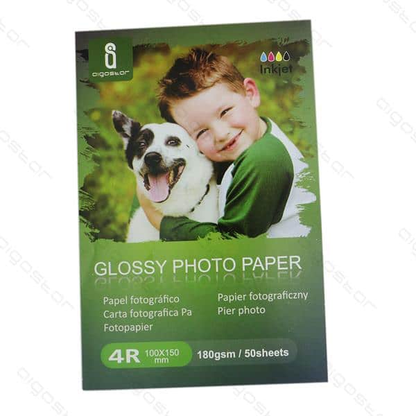 Fotopapir glossy 180 g 100x150mm A6 50 stk.