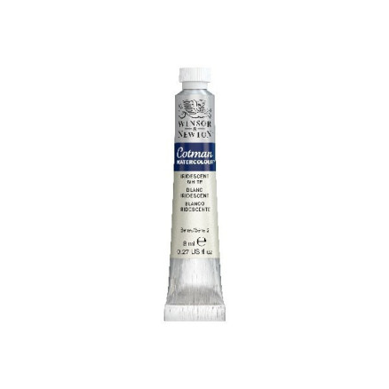 Cotman watercolour 8ml Iridescent White Row 330