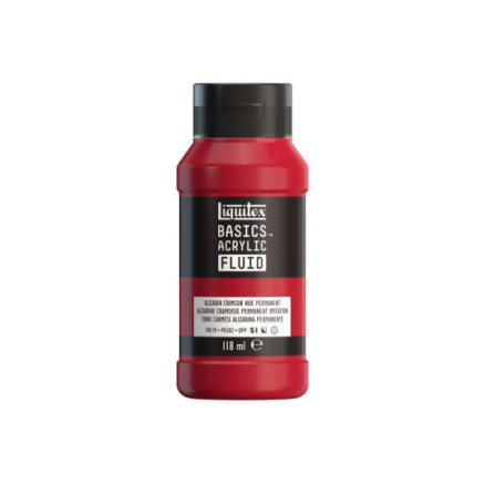 Basics fluid 118ml alizarin crimson perm hue row 1