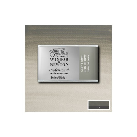 Watercolour proff pan Davys Grey 217