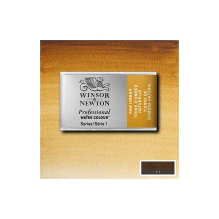 Watercolour proff pan Raw Umber 554