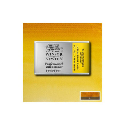 Watercolour proff pan Transp. Yellow 653