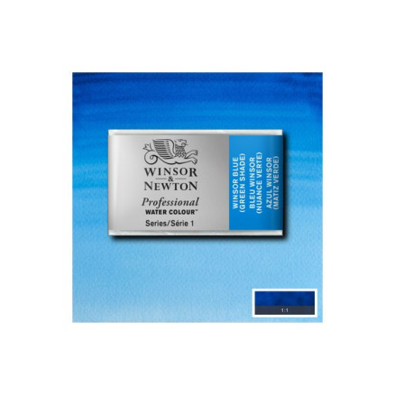 Watercolour proff pan Winsor Blue Gn 707