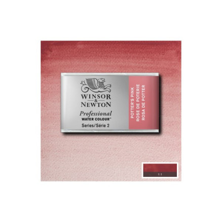 Watercolour proff pan Potters Pink 537