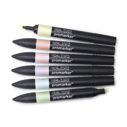 Promarker 6pcs pastel tones