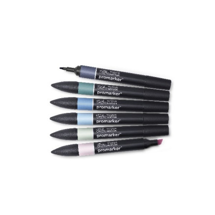 Promarker set 6pcs Skycape1