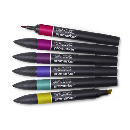 Promarker 6pcs rich tones
