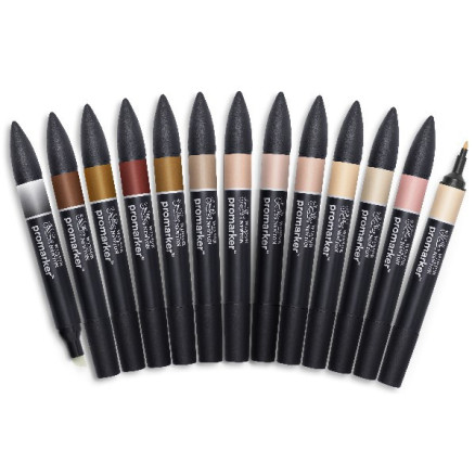 Promarker skintones set 12+1pcs