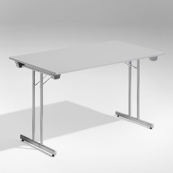 Bord Dinner, Lys grå 1200x800 mm, Alugråt understel