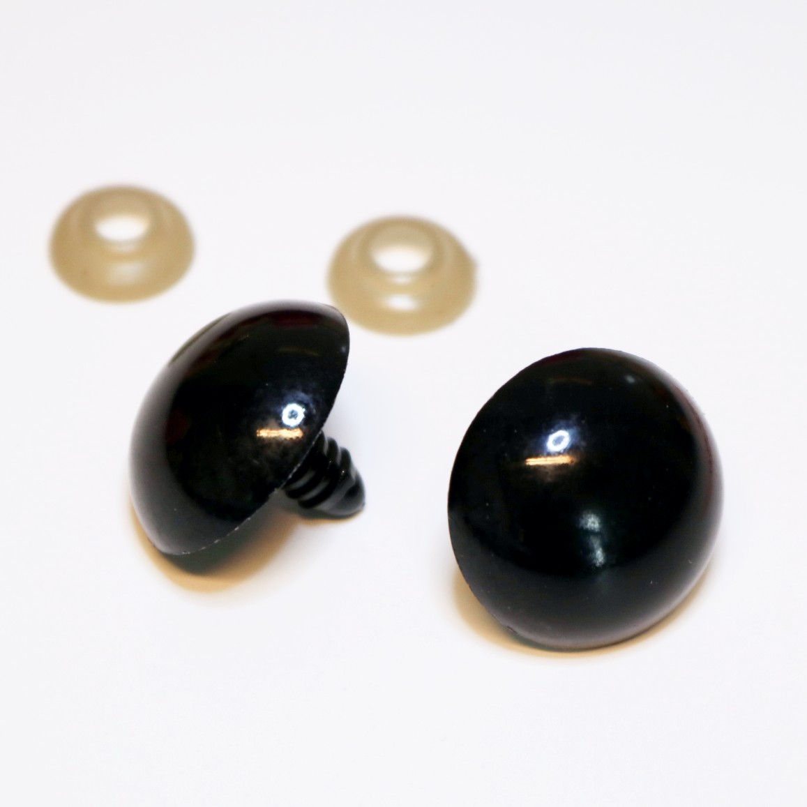 Sikkerhedsøjne, 1 sæt, 24 mm
