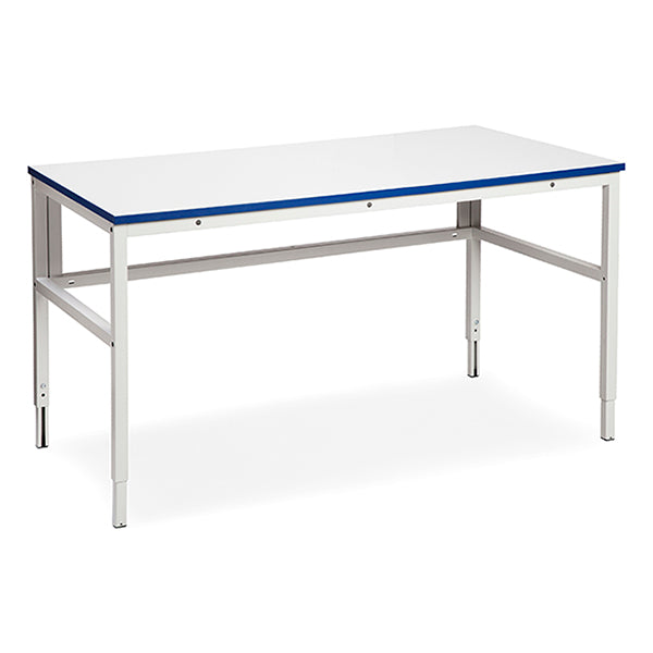 Arbejdsbord Let H 1500x800mm med 24mm grå HPL bordplade