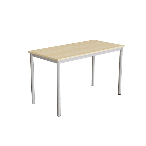 Bord Combi 200, 1200x600 mm Højde 720 mm Birk laminat på alugråt understel