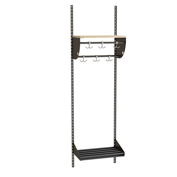 Børne garderobe Adde Kombination B, start, bredde 500 mm 2 pladser