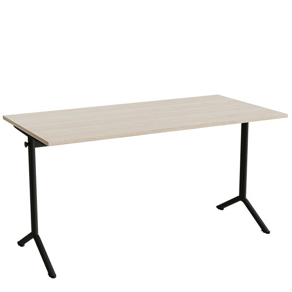 Bord Atlas 1130, 1400x700mm, eg højtrykslaminat, sortolivent stel