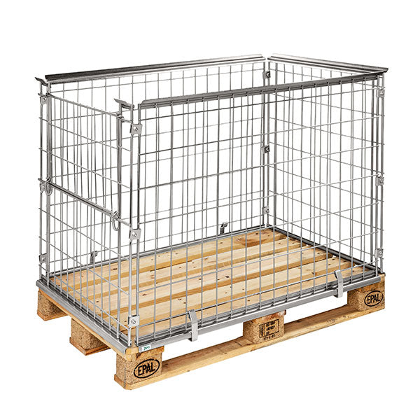 Palleramme 1200x800x870mm åbning på kortside
