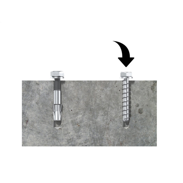 Heco bolt M10x60mm