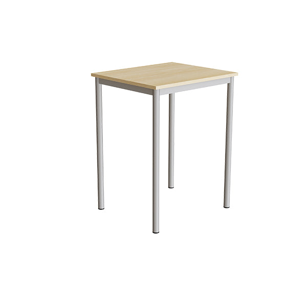 Bord Combi 200, 700x600 mm Højde 900 mm Birk laminat på alugråt understel