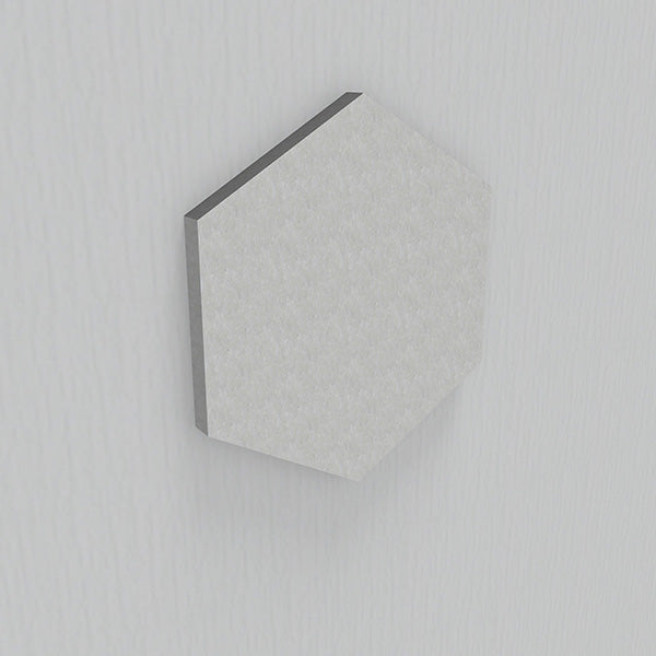 Lydabsorbent Honey EcoSUND, 600x520x50 mm Hvid, uden tekstil