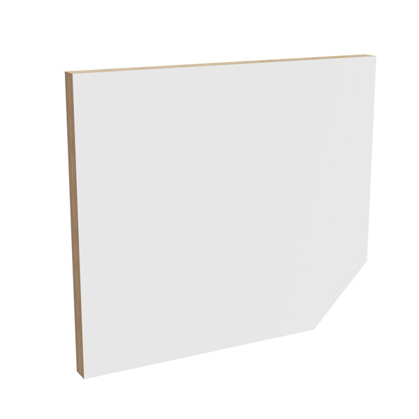 Garderobeindretning Eira Light, låge naturfarvet krydsfinér, hvid laminat, rumbredde 220 mm