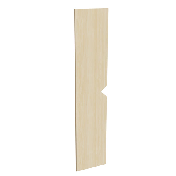 Garderobeindretning Eira Light, stor låge, naturfarvet krydsfinér, rumbredde 220 mm