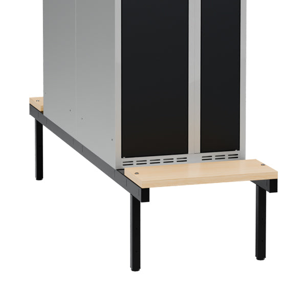 Siddebænk birk, dobbel 500x1100mm