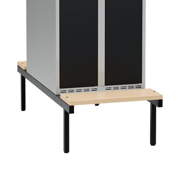 Siddebænk birk, dobbel 600x800mm