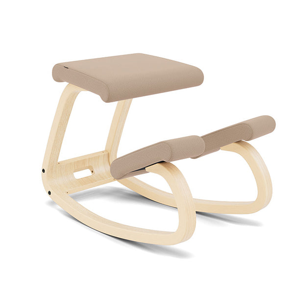 Variable knæstol Beige/Lys ask